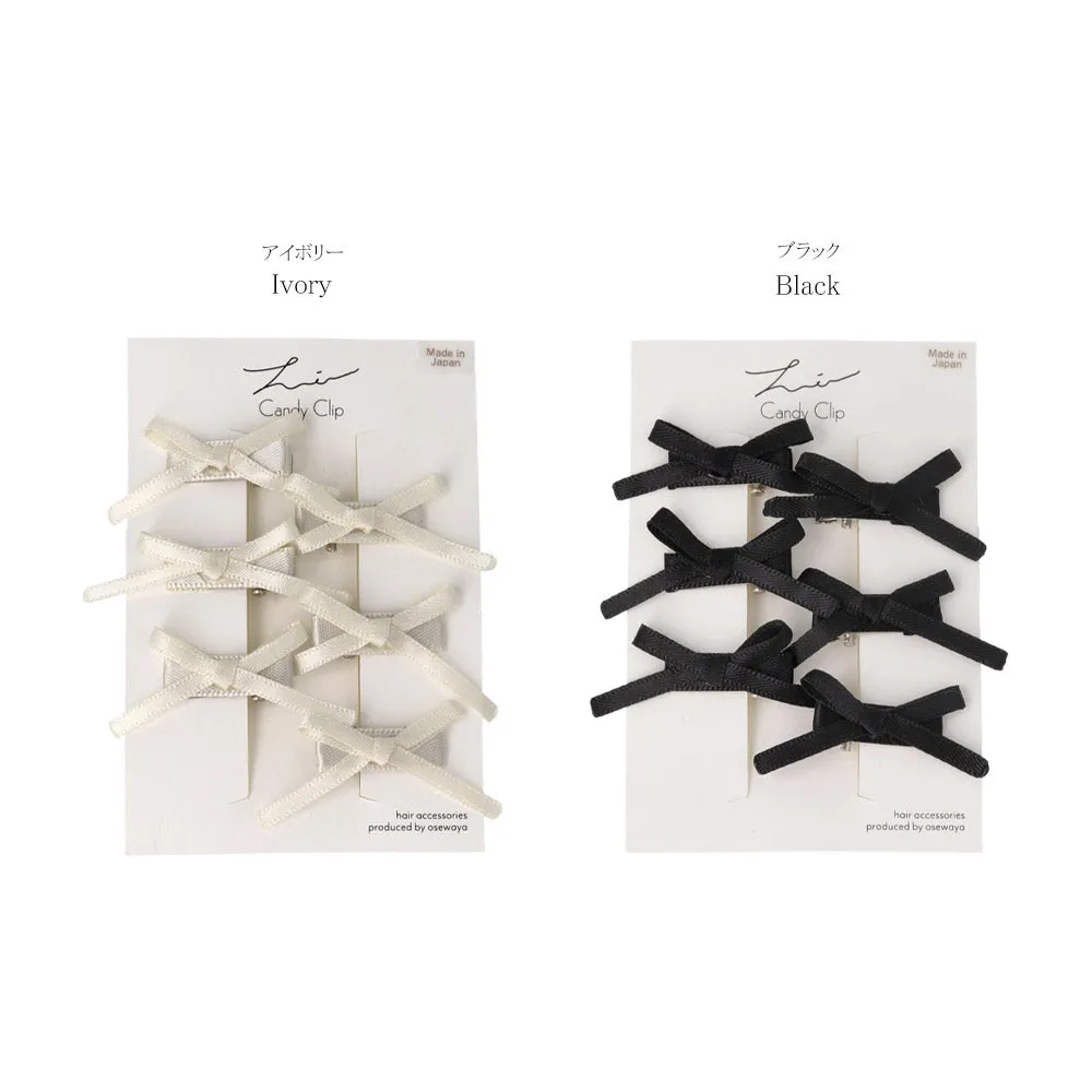 Mini Bow Pinch Clip Set