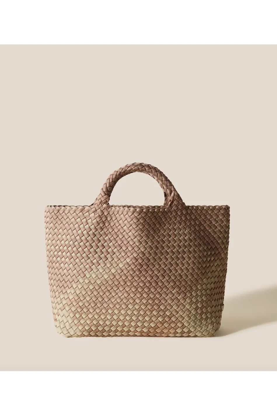 NAGHEDI St. Barth's Medium Graphic Ombre Tote Bag SN0107J | Bronzed