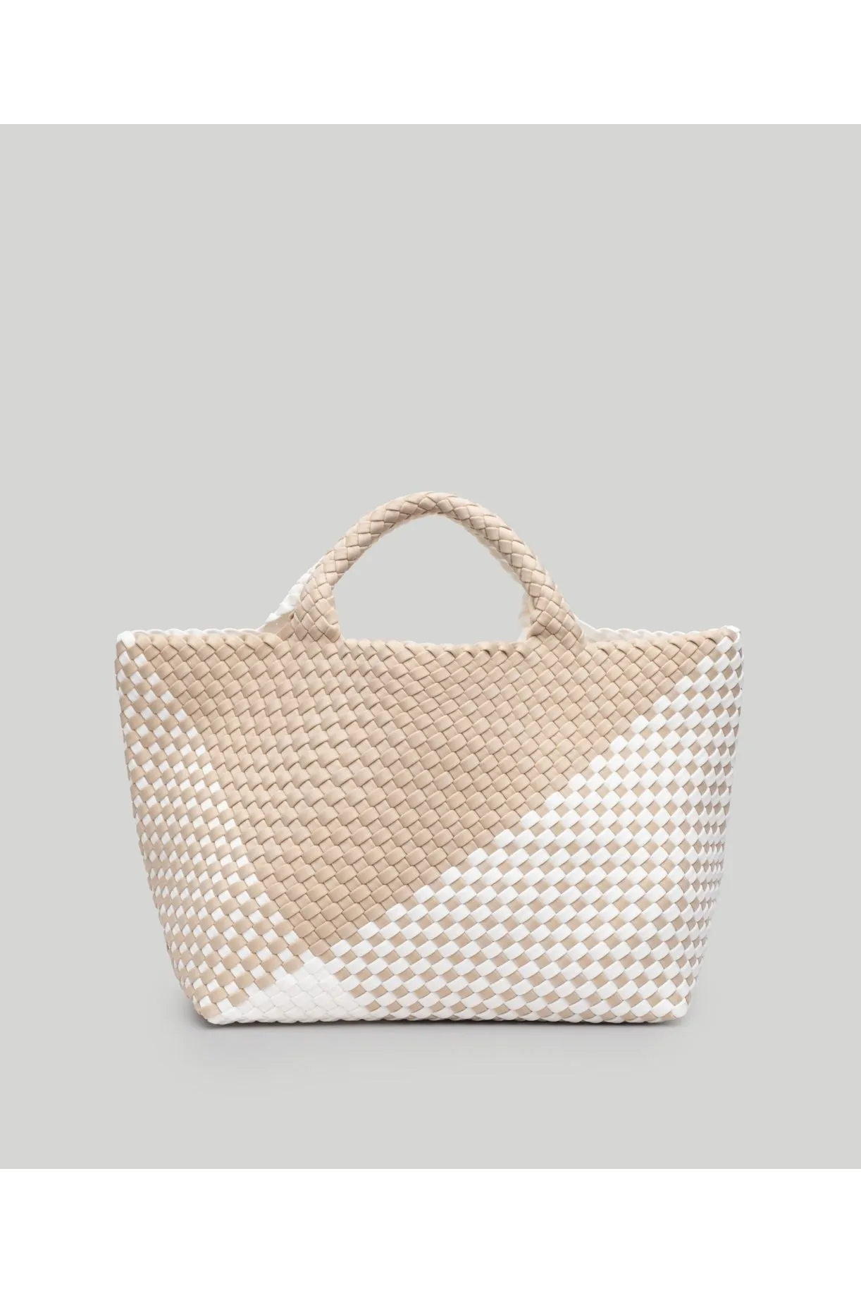 NAGHEDI St. Barth's Medium Graphic Weave Tote Bag SN0107L | Athena