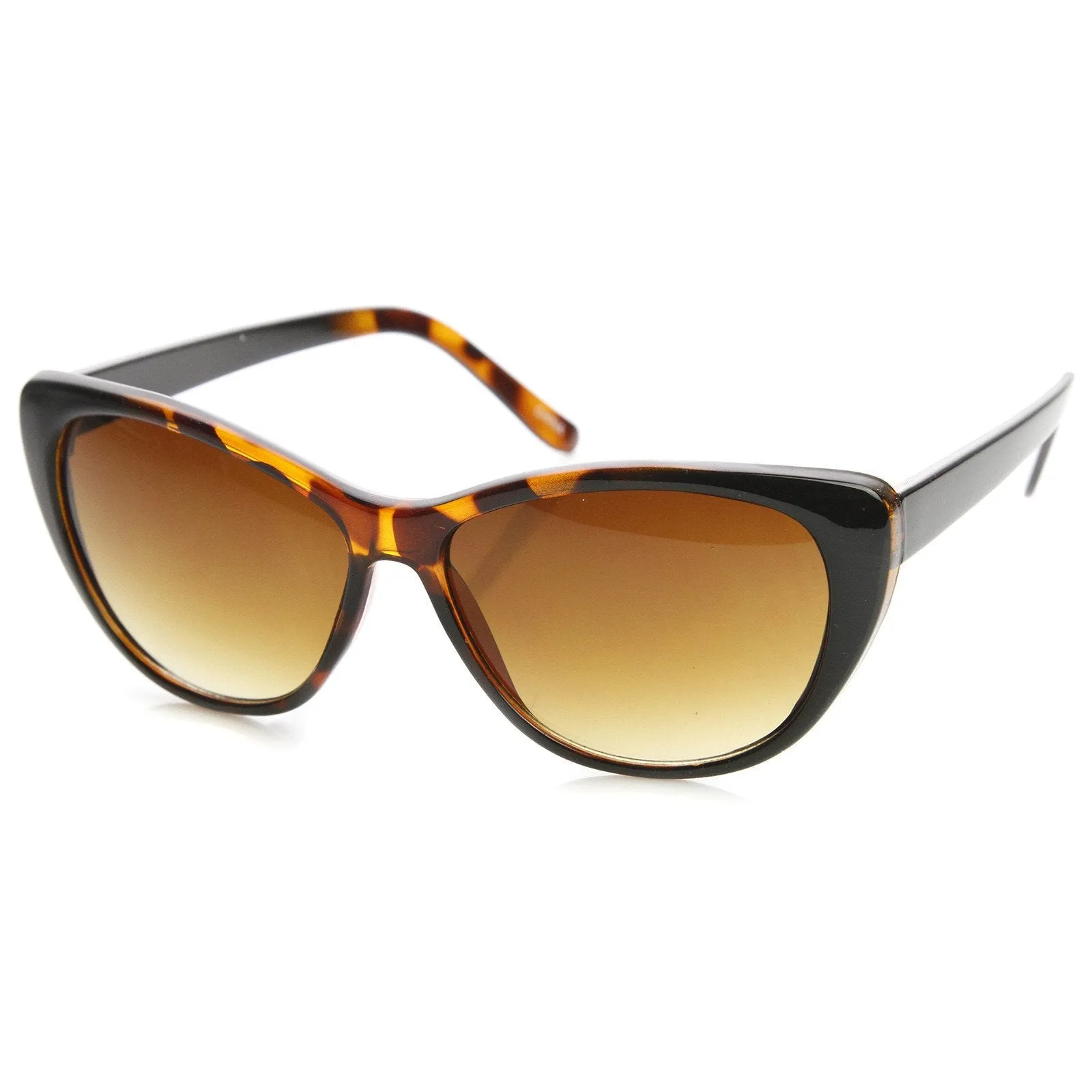 New Two Tone Fade Womens Cat Eye Sunglasses 8834