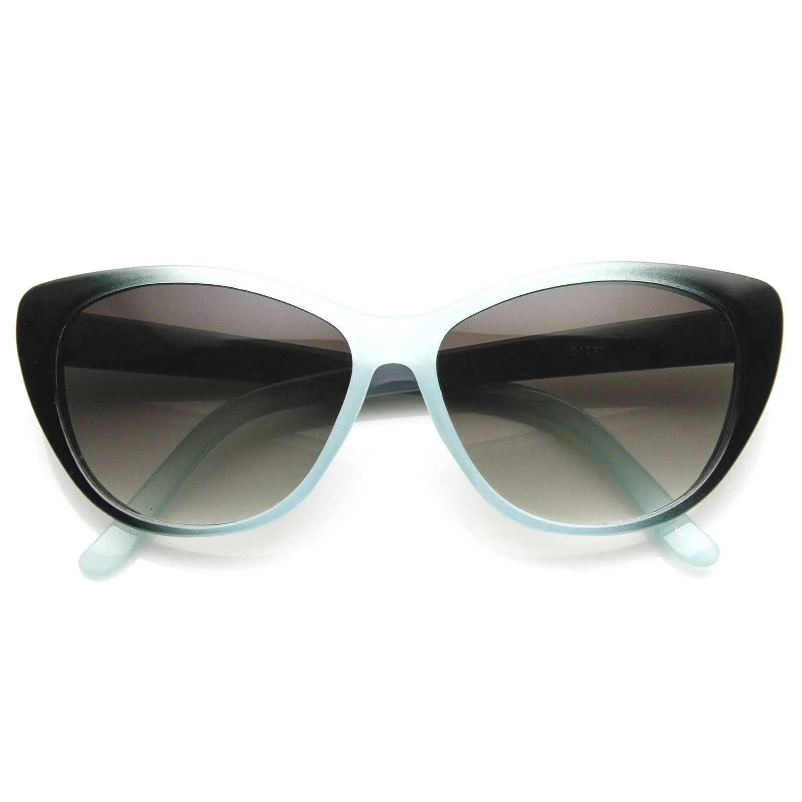 New Two Tone Fade Womens Cat Eye Sunglasses 8834