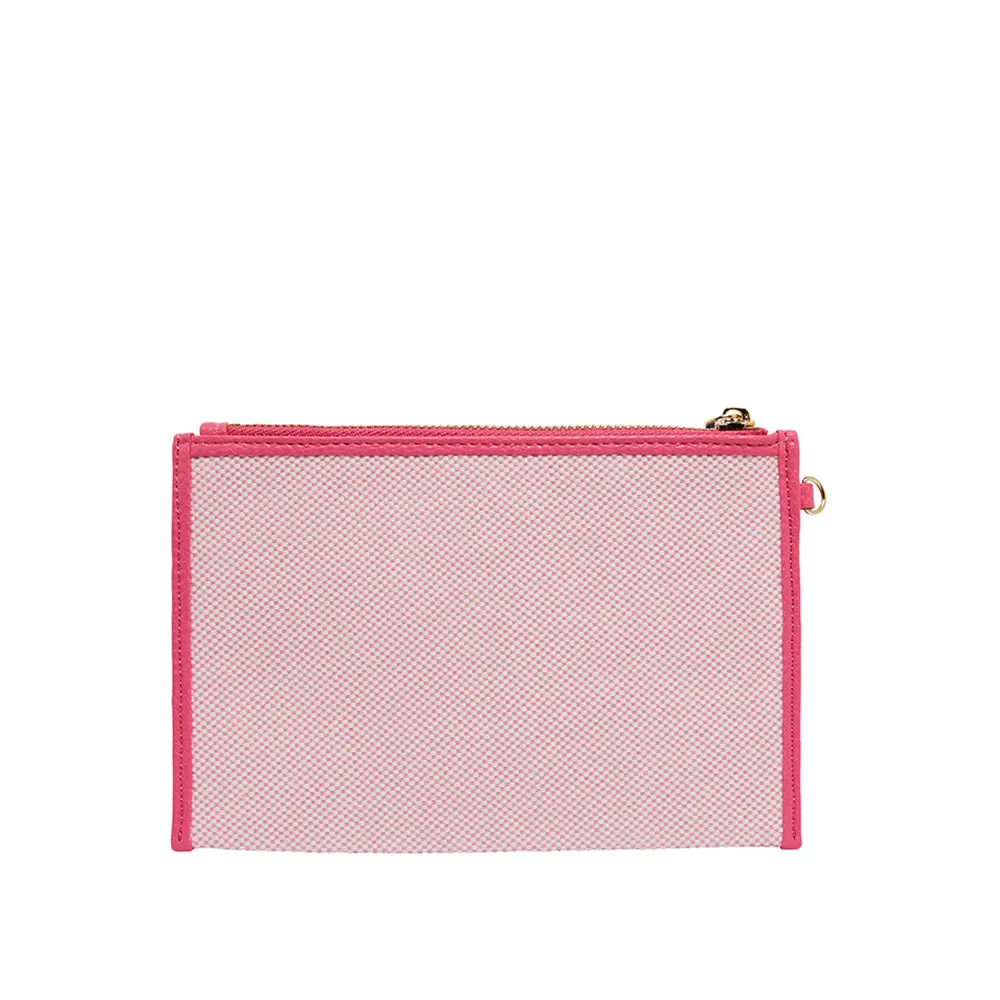 New York Coin Purse - Fuchsia w/Canvas