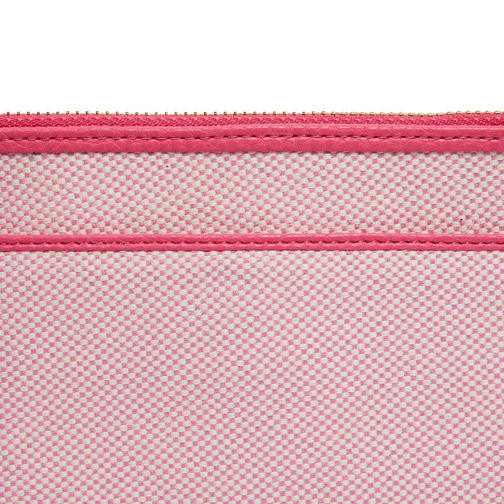 New York Coin Purse - Fuchsia w/Canvas