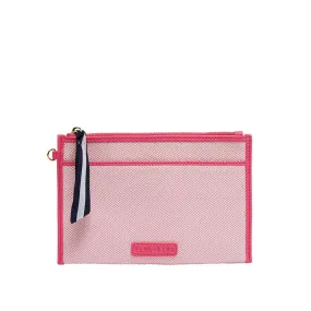 New York Coin Purse - Fuchsia w/Canvas