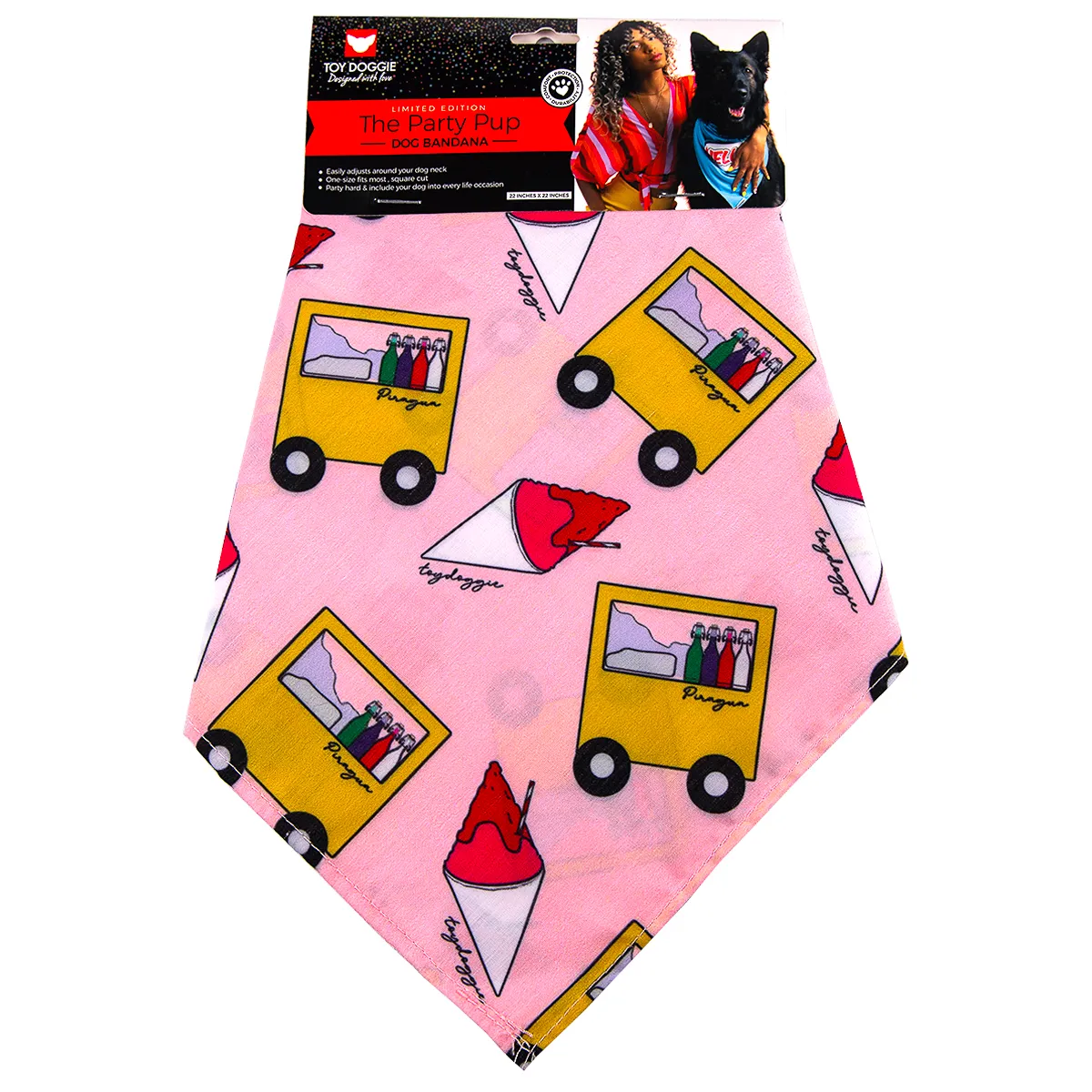 Piragua de Frambuesa Dog Bandana