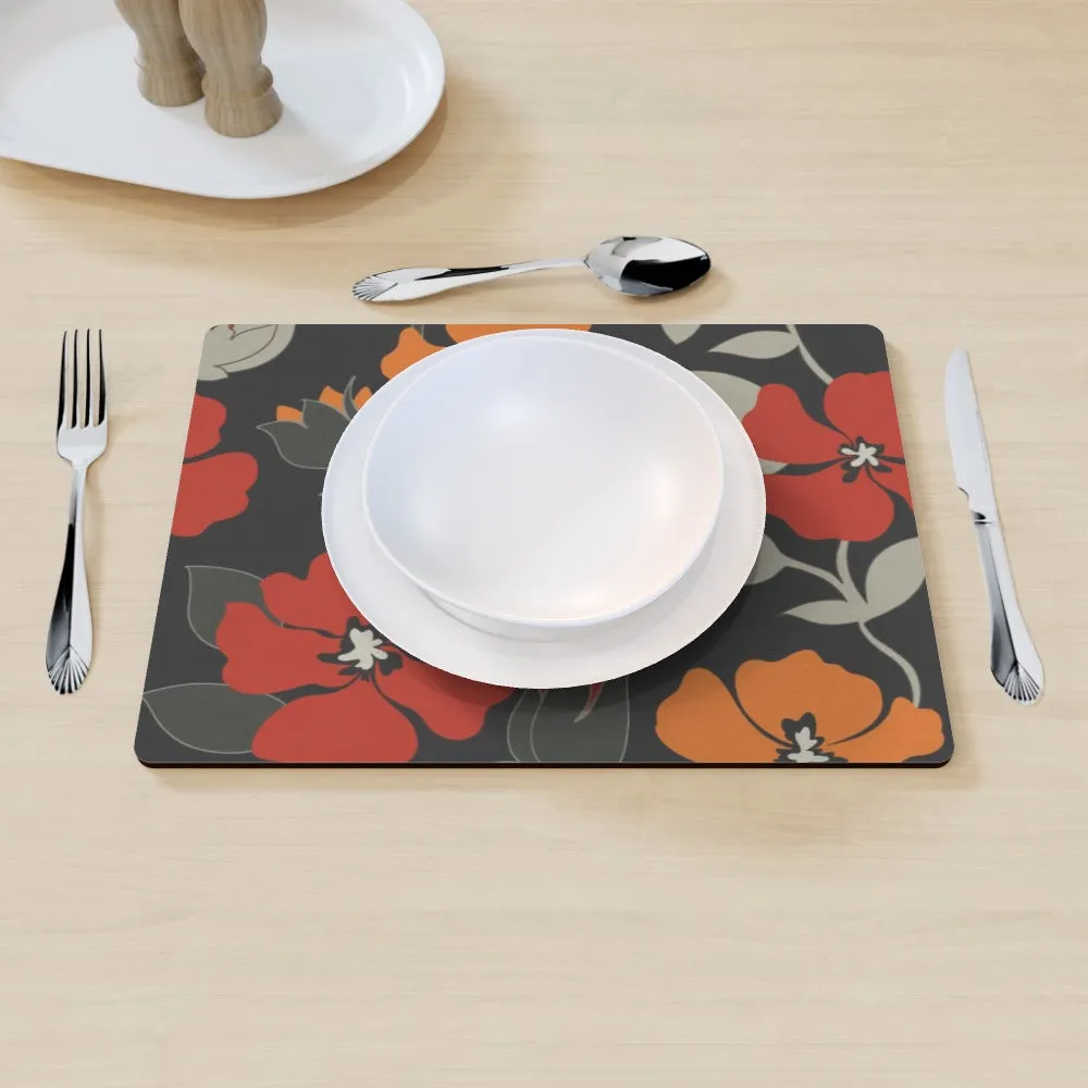 Placemat - Orange Flowers
