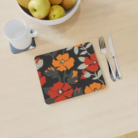 Placemat - Orange Flowers