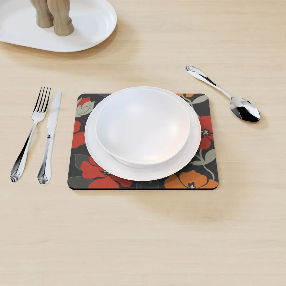 Placemat - Orange Flowers