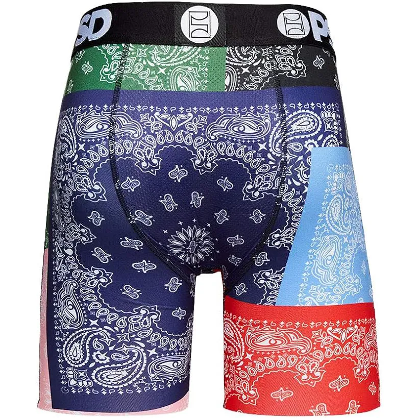 PSD Men's Multicolor Bandanas Boxer Briefs Underwear - 22011014-MUL
