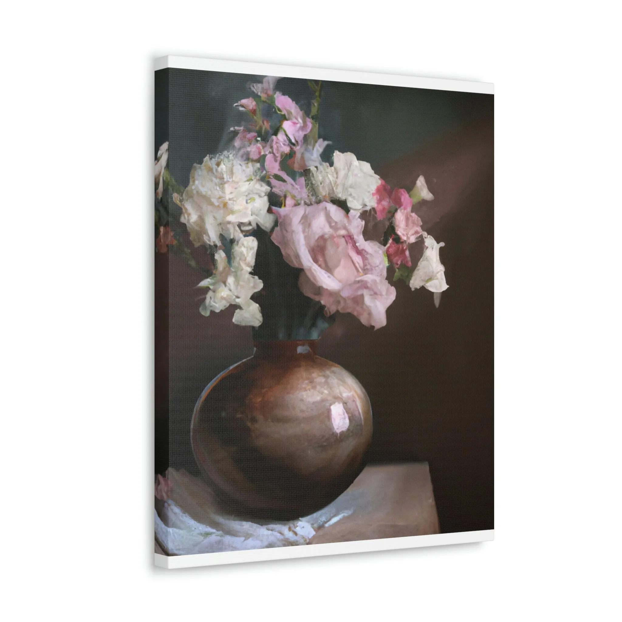 "Delicate Floral Detail" - Canvas
