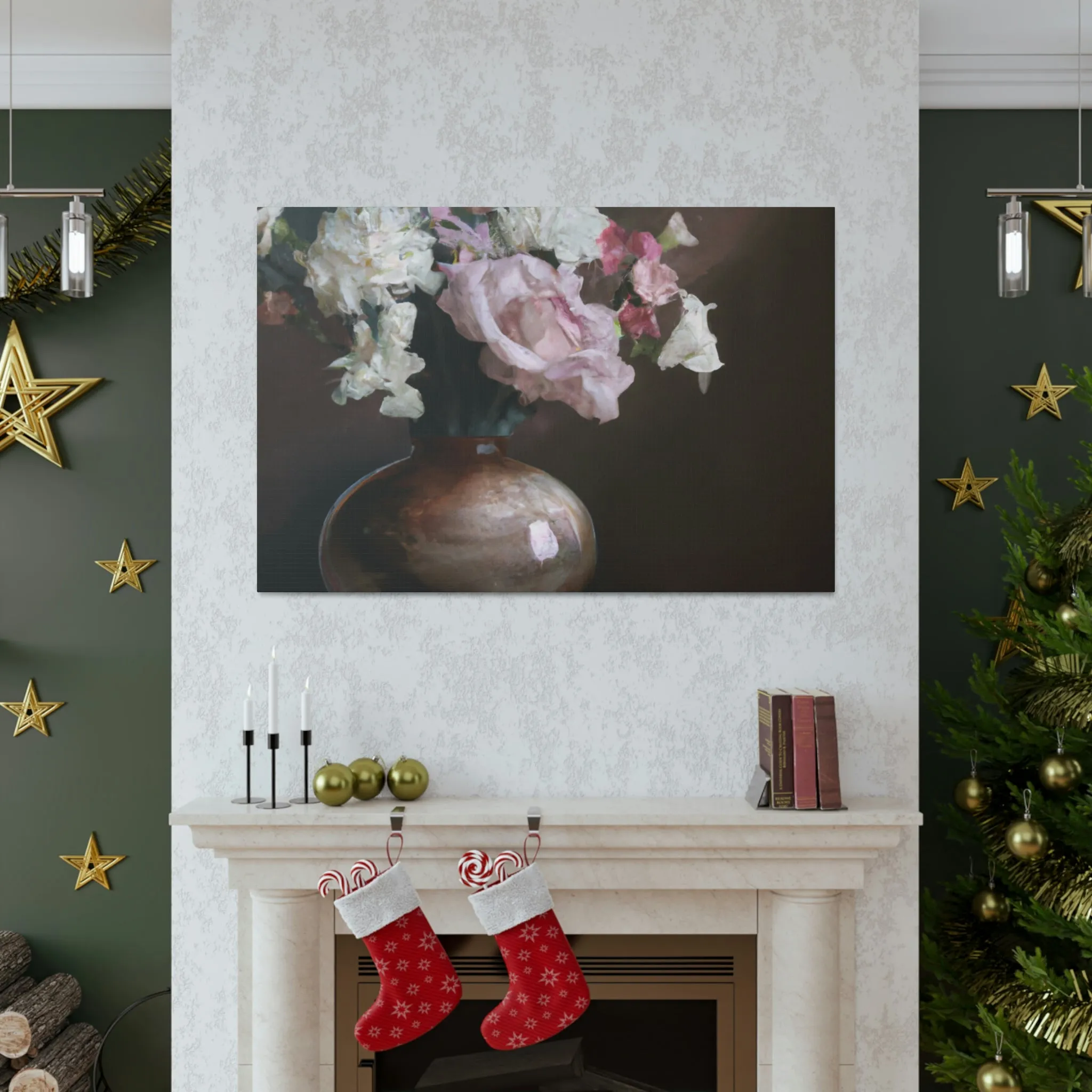 "Delicate Floral Detail" - Canvas