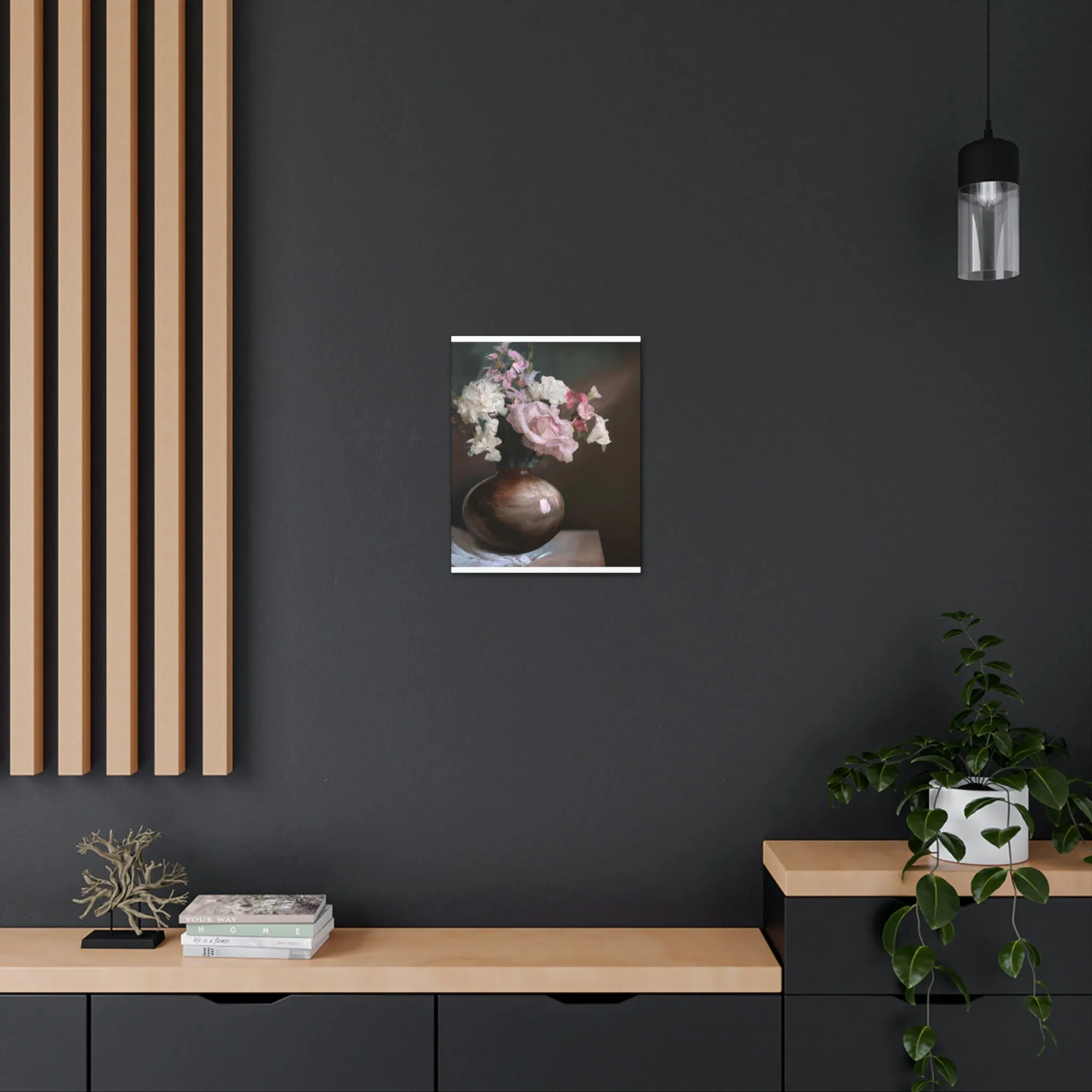 "Delicate Floral Detail" - Canvas