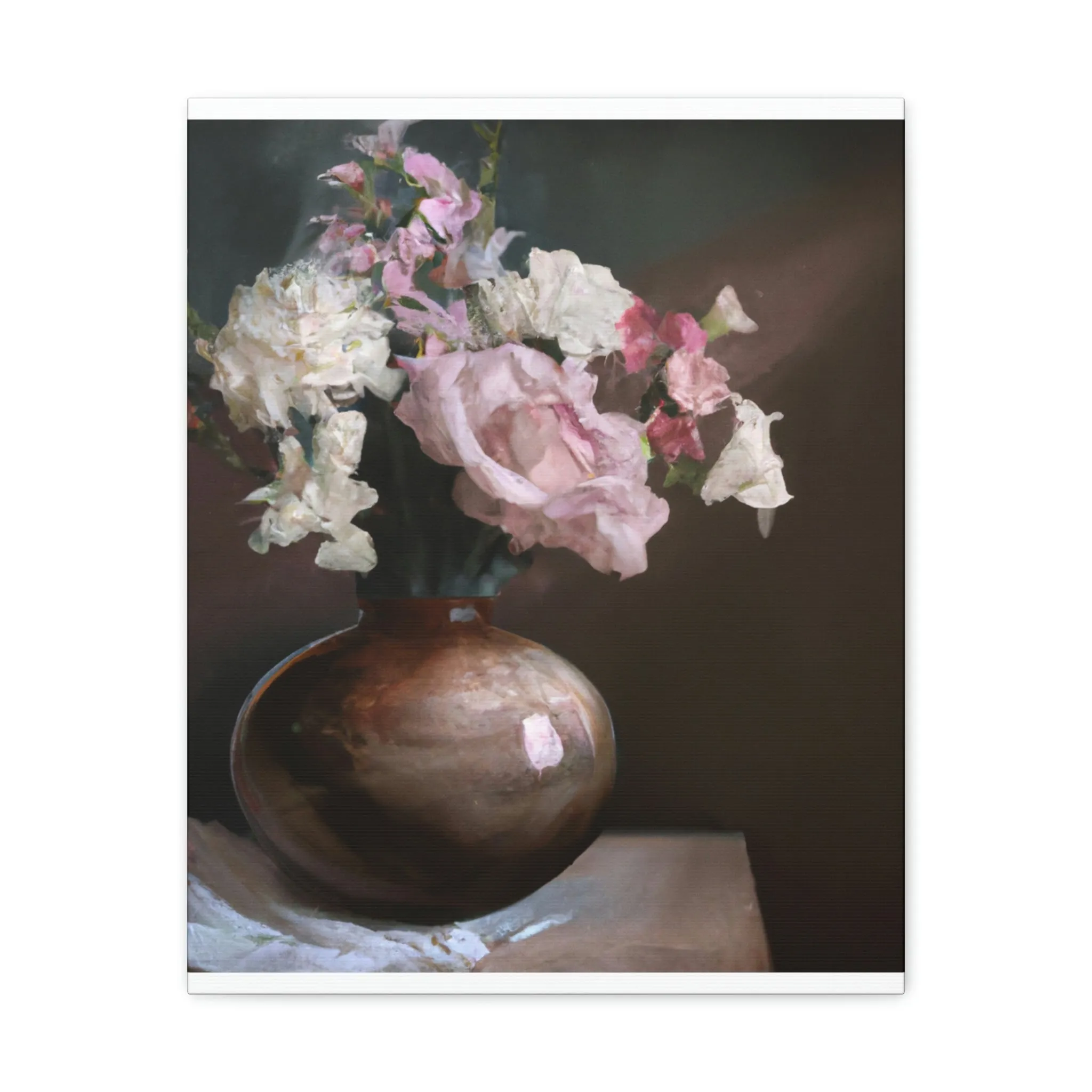 "Delicate Floral Detail" - Canvas