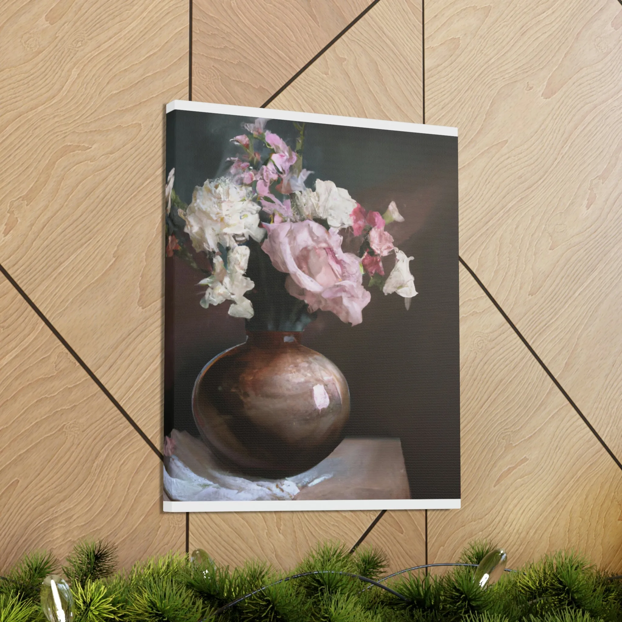 "Delicate Floral Detail" - Canvas