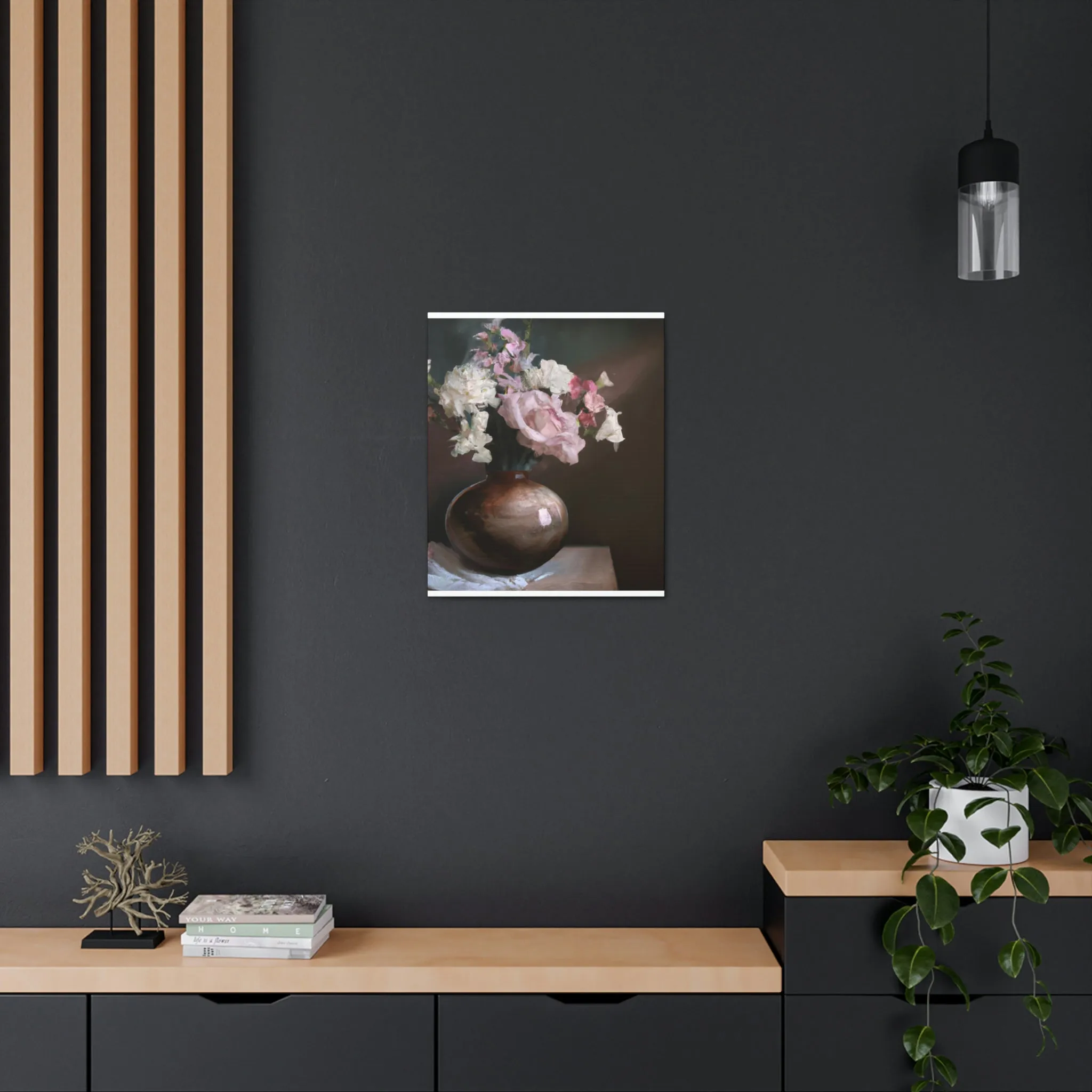 "Delicate Floral Detail" - Canvas