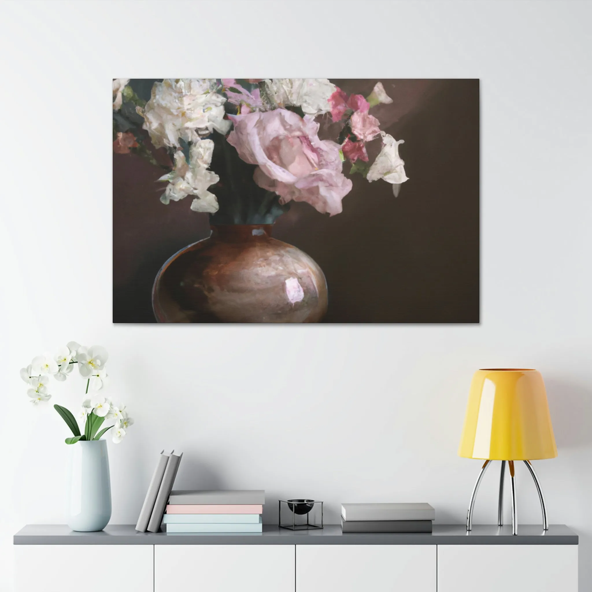 "Delicate Floral Detail" - Canvas