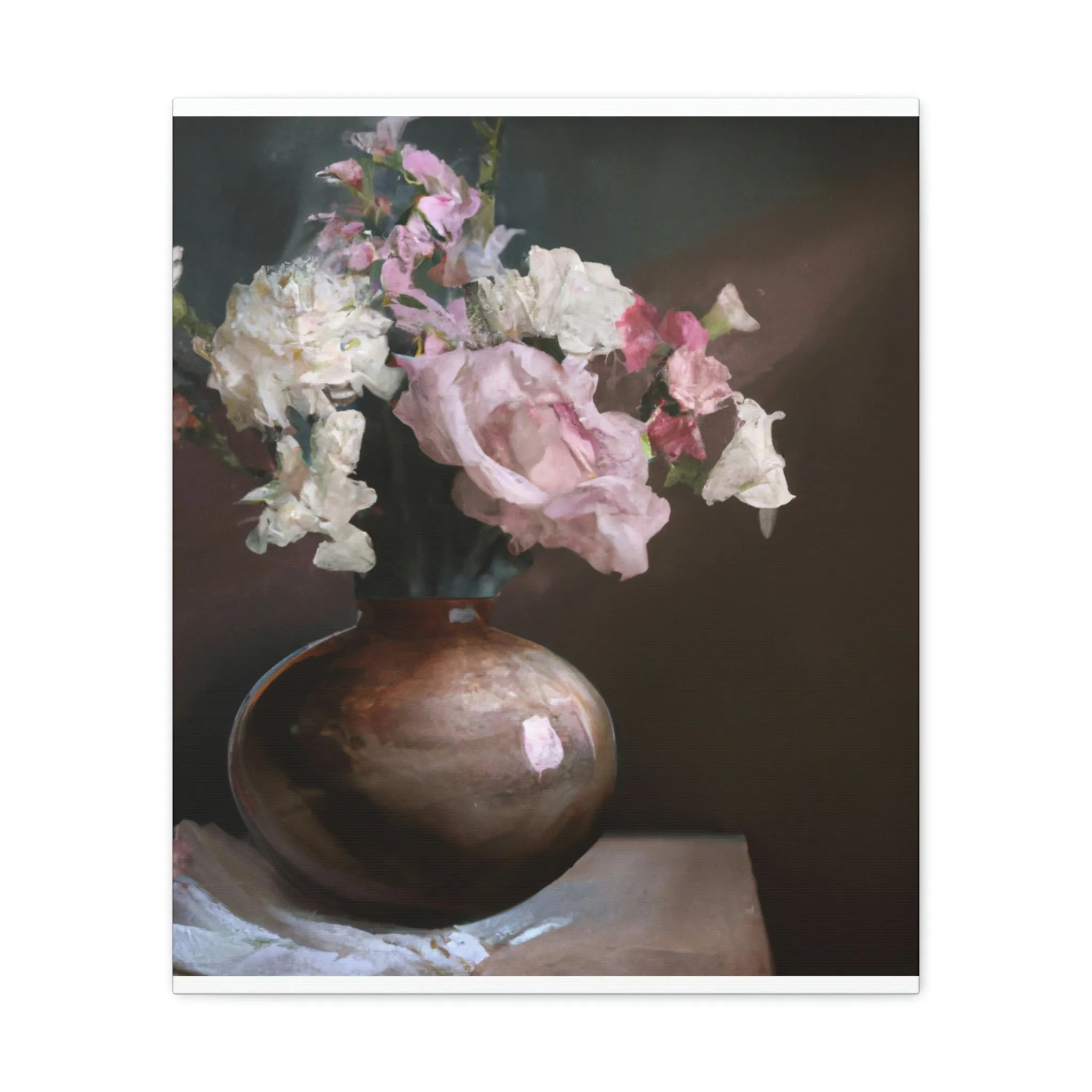 "Delicate Floral Detail" - Canvas