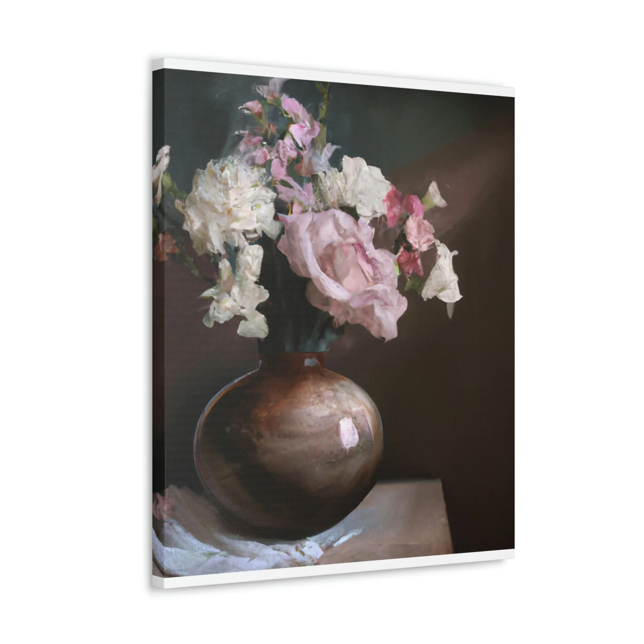 "Delicate Floral Detail" - Canvas