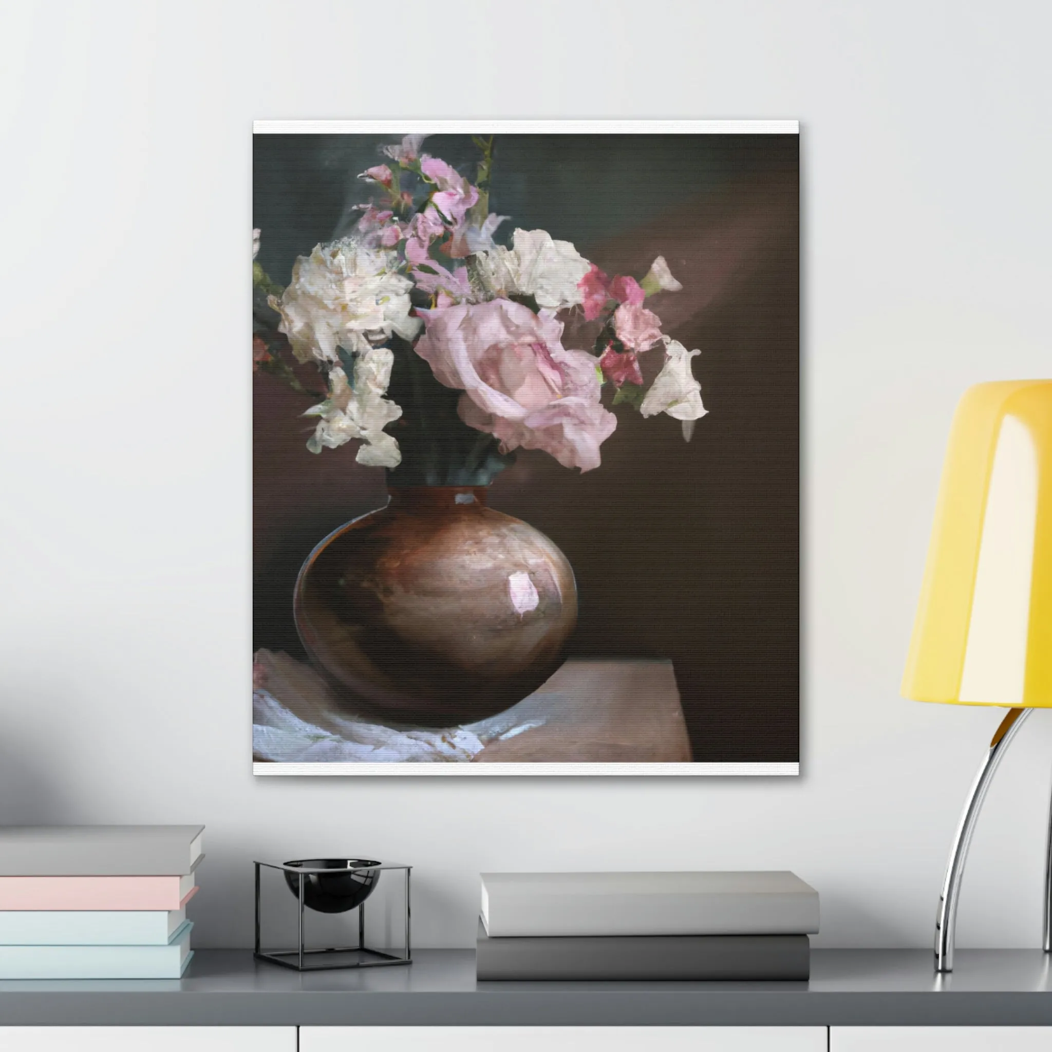 "Delicate Floral Detail" - Canvas