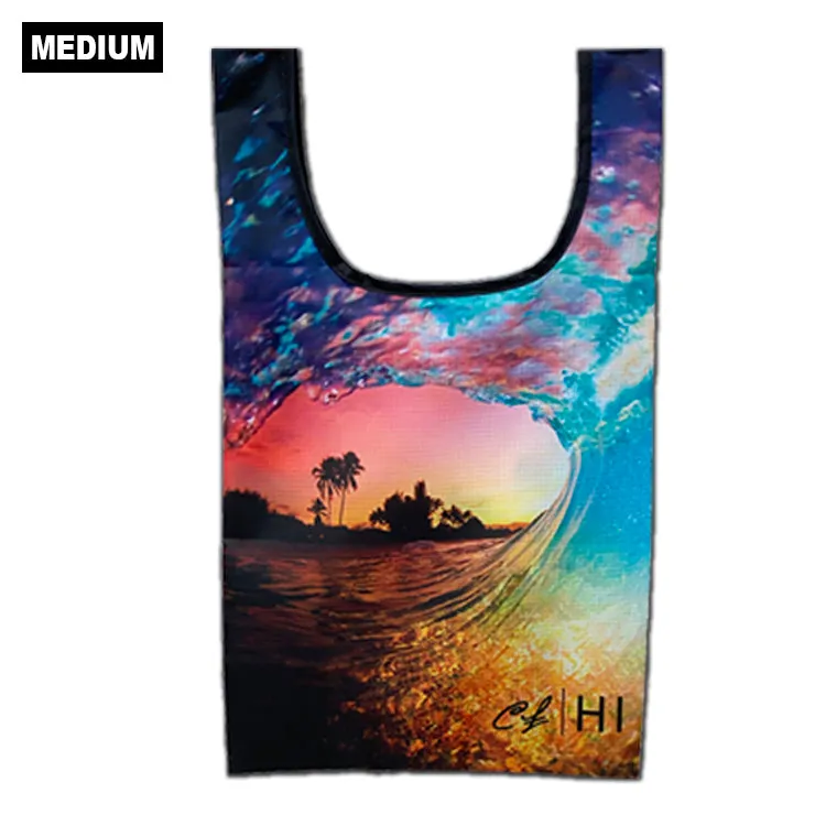 Reusable Tote Bags: Rainbow Shave Ice