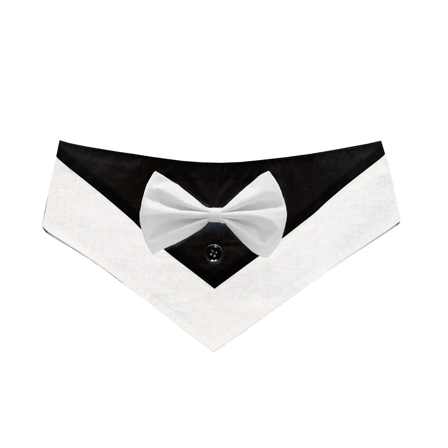 Reversible Tuxedo Bandana for Dogs