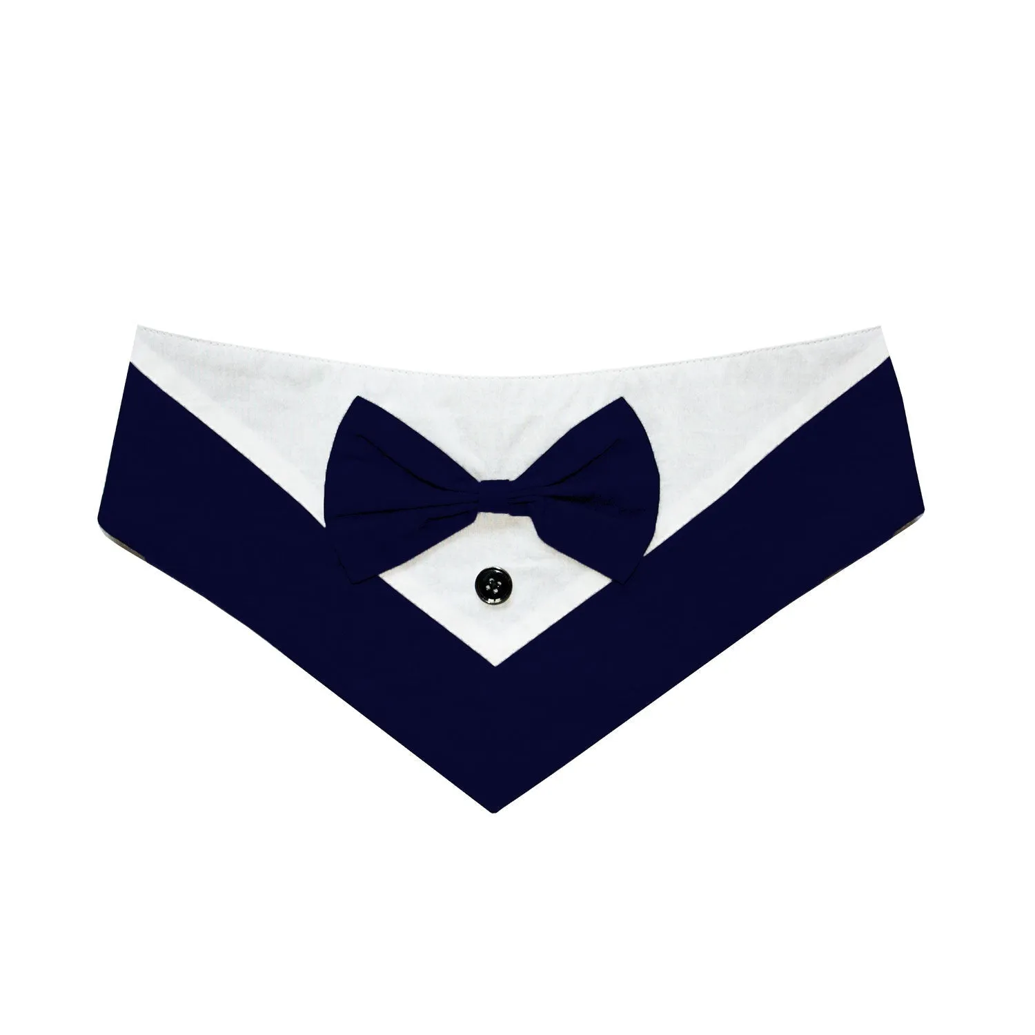 Reversible Tuxedo Bandana for Dogs