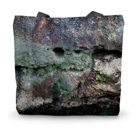 Rock Face Canvas Tote Bag