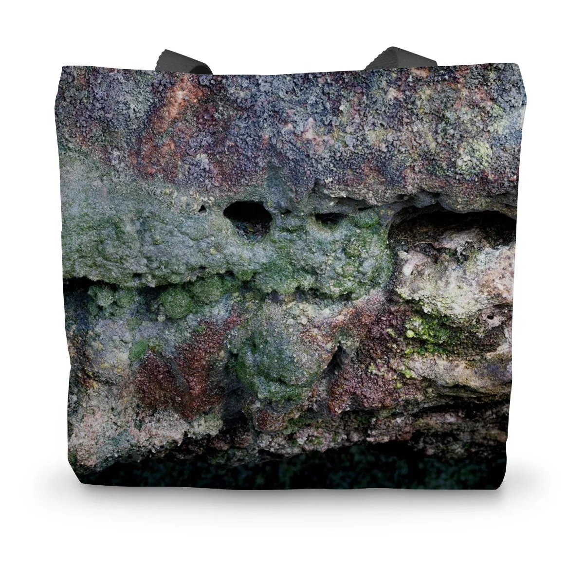 Rock Face Canvas Tote Bag
