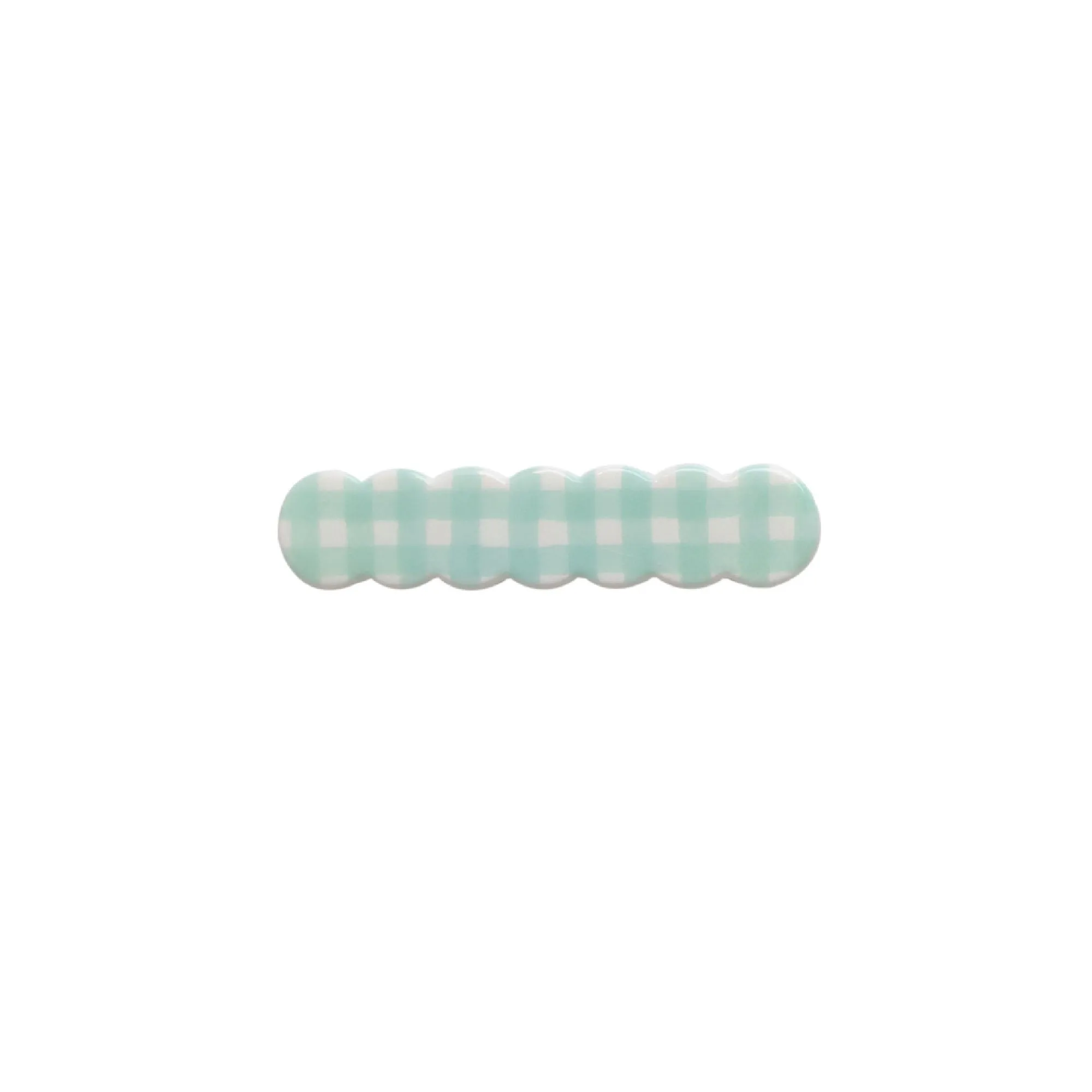 Scalloped Acrylic Hair Clip - 28 Prints