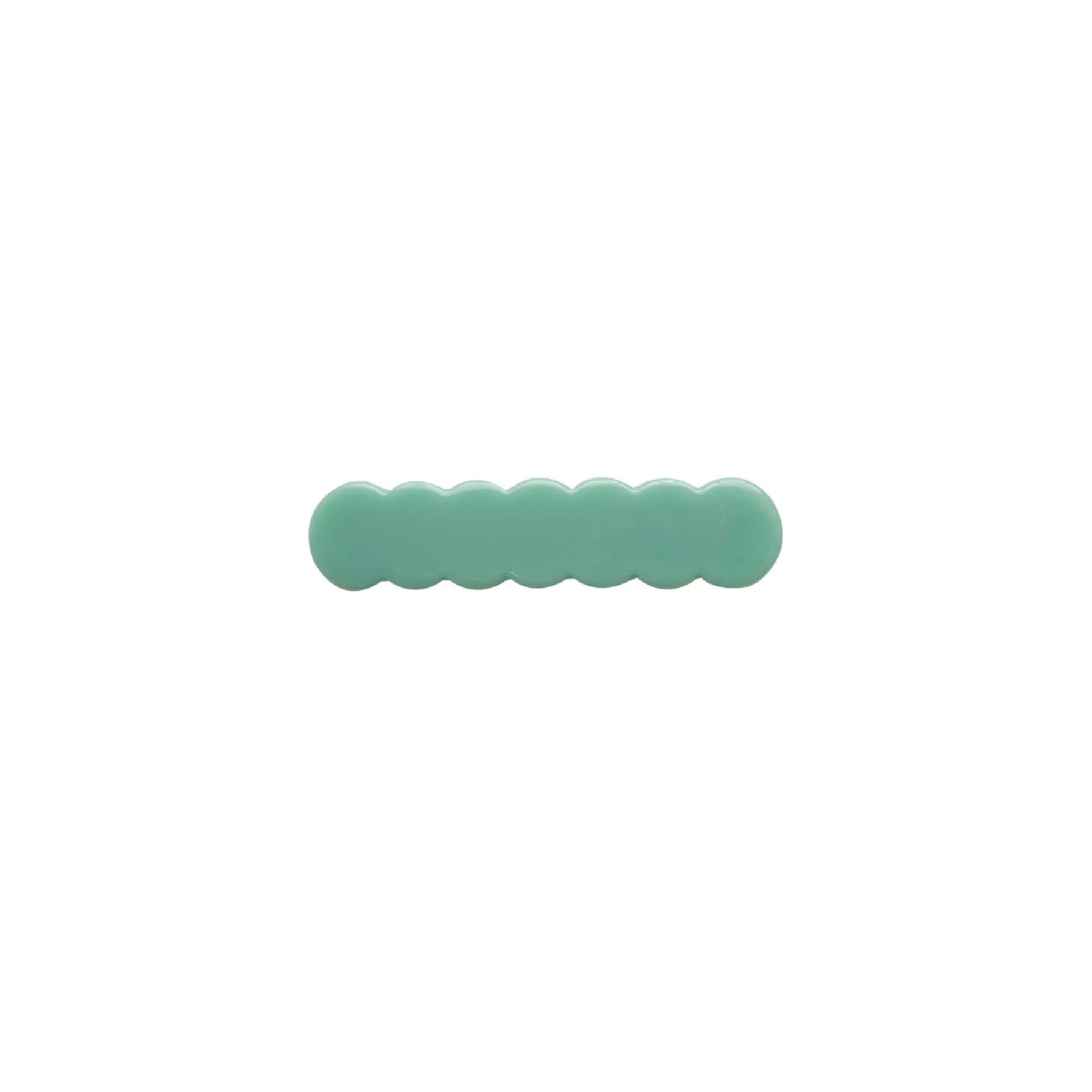 Scalloped Acrylic Hair Clip - 28 Prints