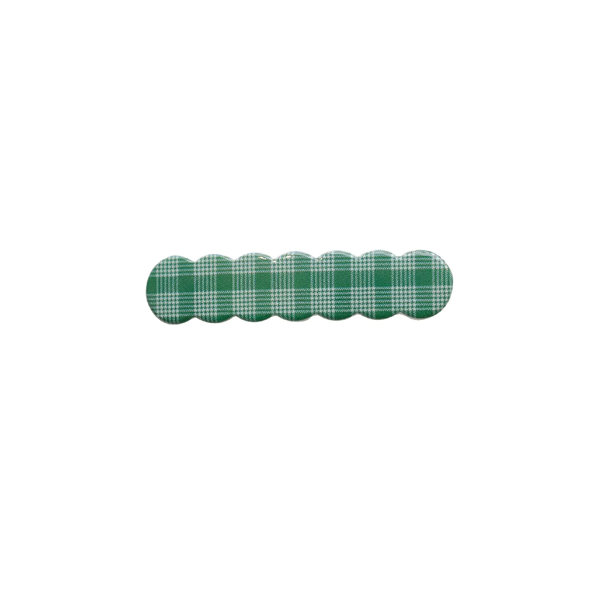 Scalloped Acrylic Hair Clip - 28 Prints