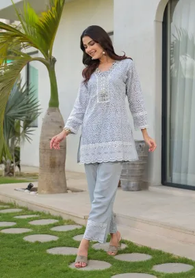 Silver Gleam Co-Ord Set