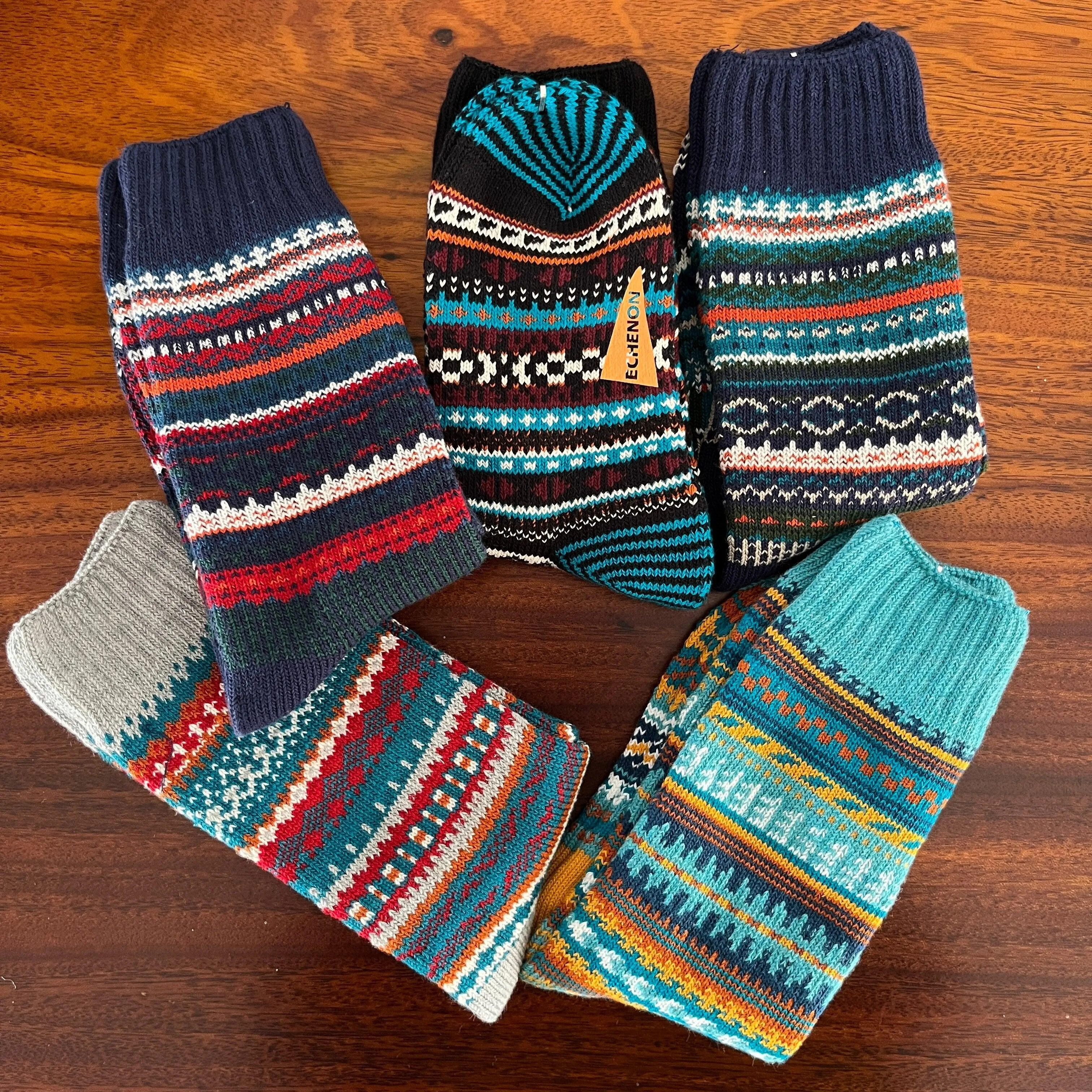 SK27 Cotton Flexible Winter Socks For Foot 24-28cm
