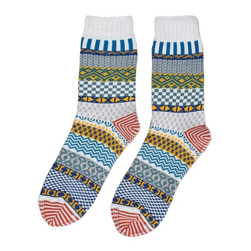 SK27 Cotton Flexible Winter Socks For Foot 24-28cm