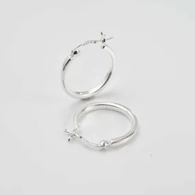 Square Hoop Creole Earrings   Molto Multi Link Ring
