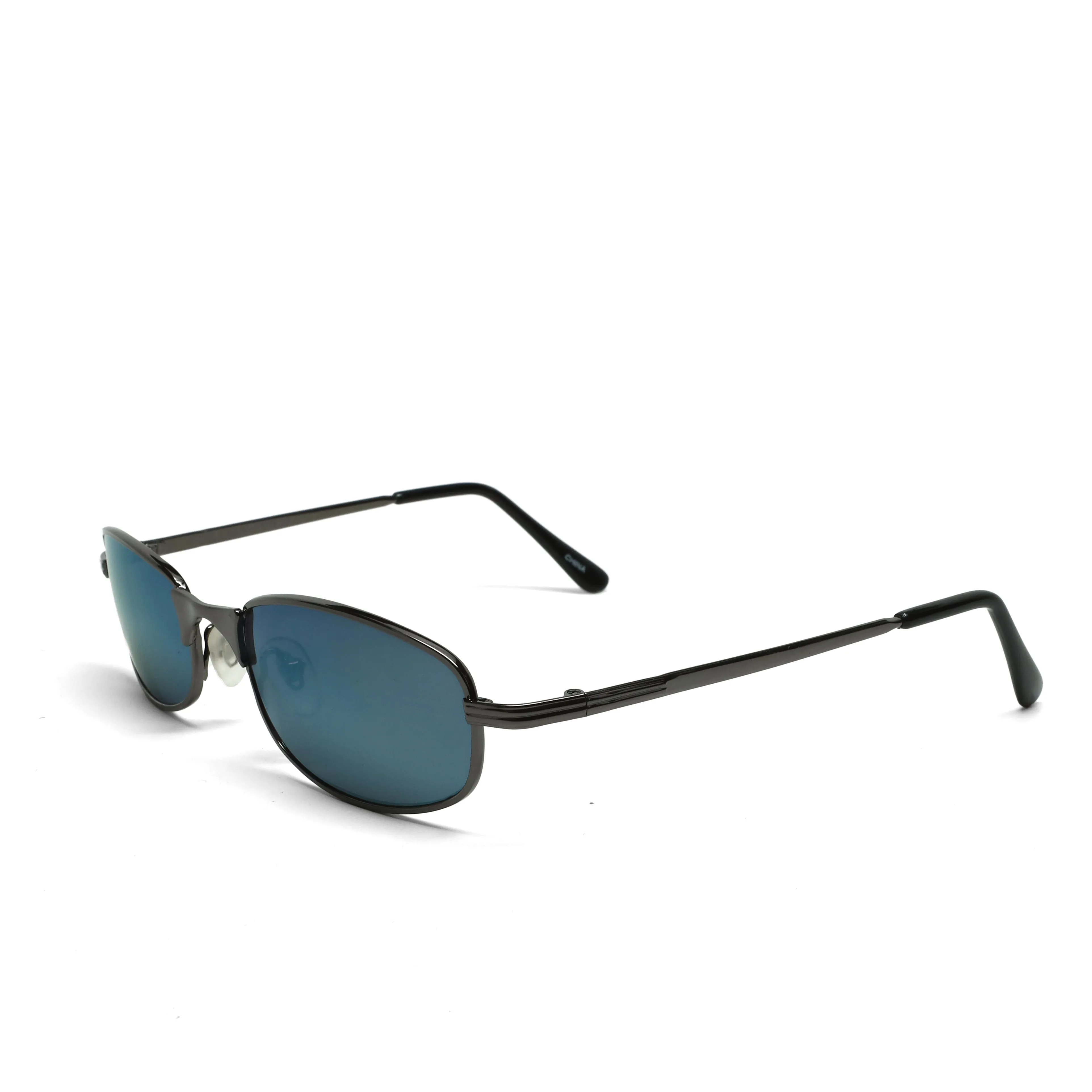 //Style 971// Vintage 90s Wire Oval Iridescent Lens Sunglasses - Multicolor