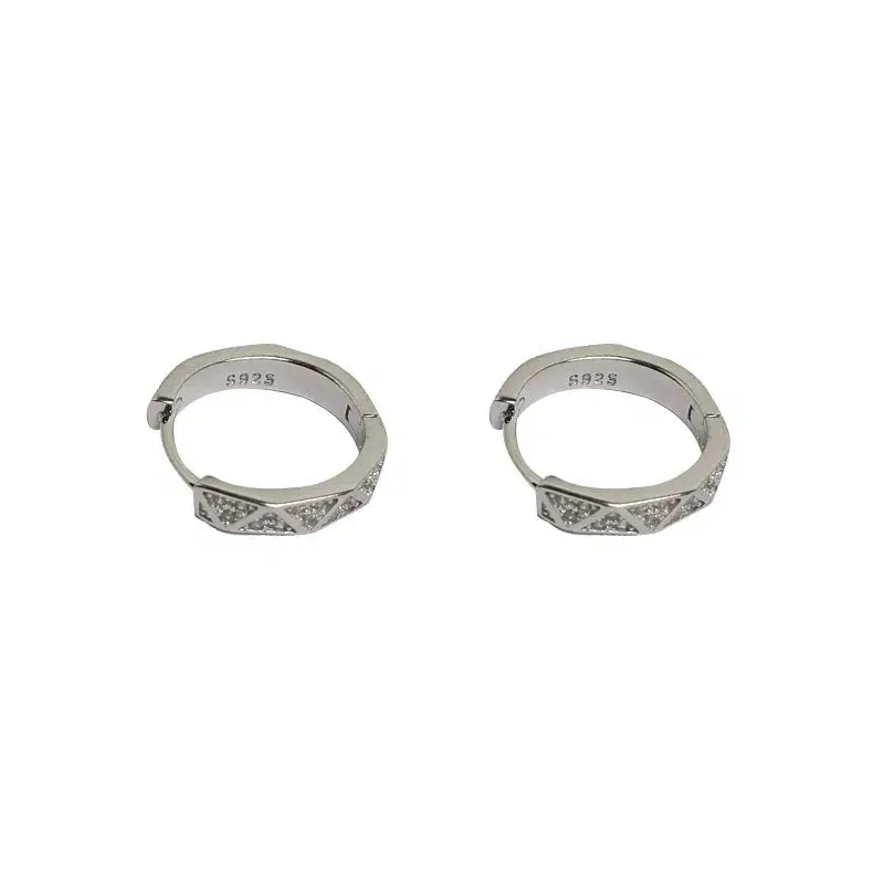 Stylish Geometric Hoop Earrings