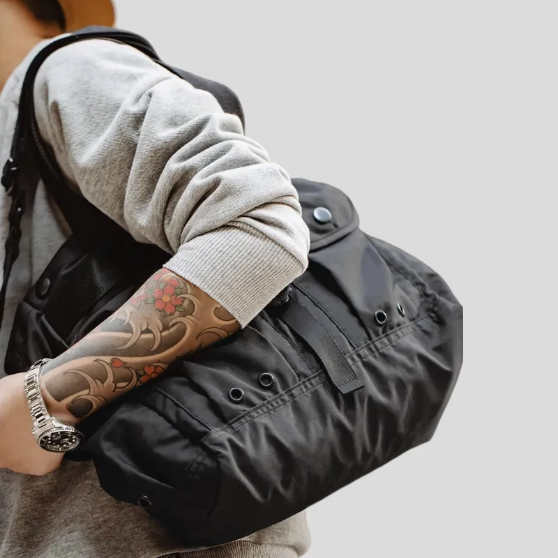 Tactical multi pocket weekender tote
