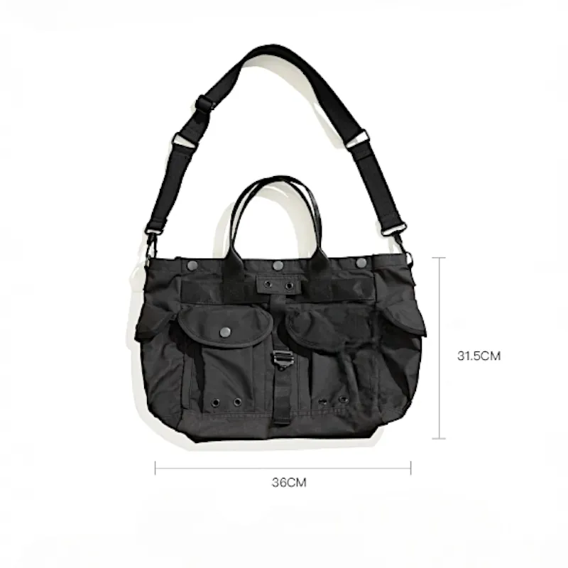 Tactical multi pocket weekender tote