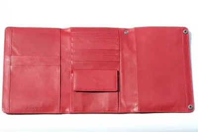 travel wallet - red