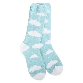 Turquoise Cozy Cloud Socks