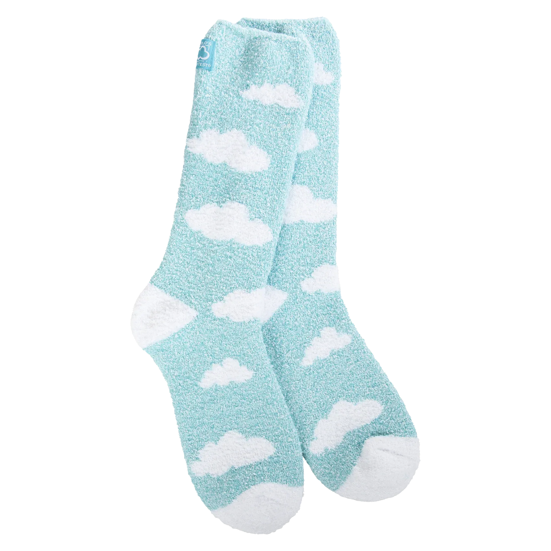 Turquoise Cozy Cloud Socks