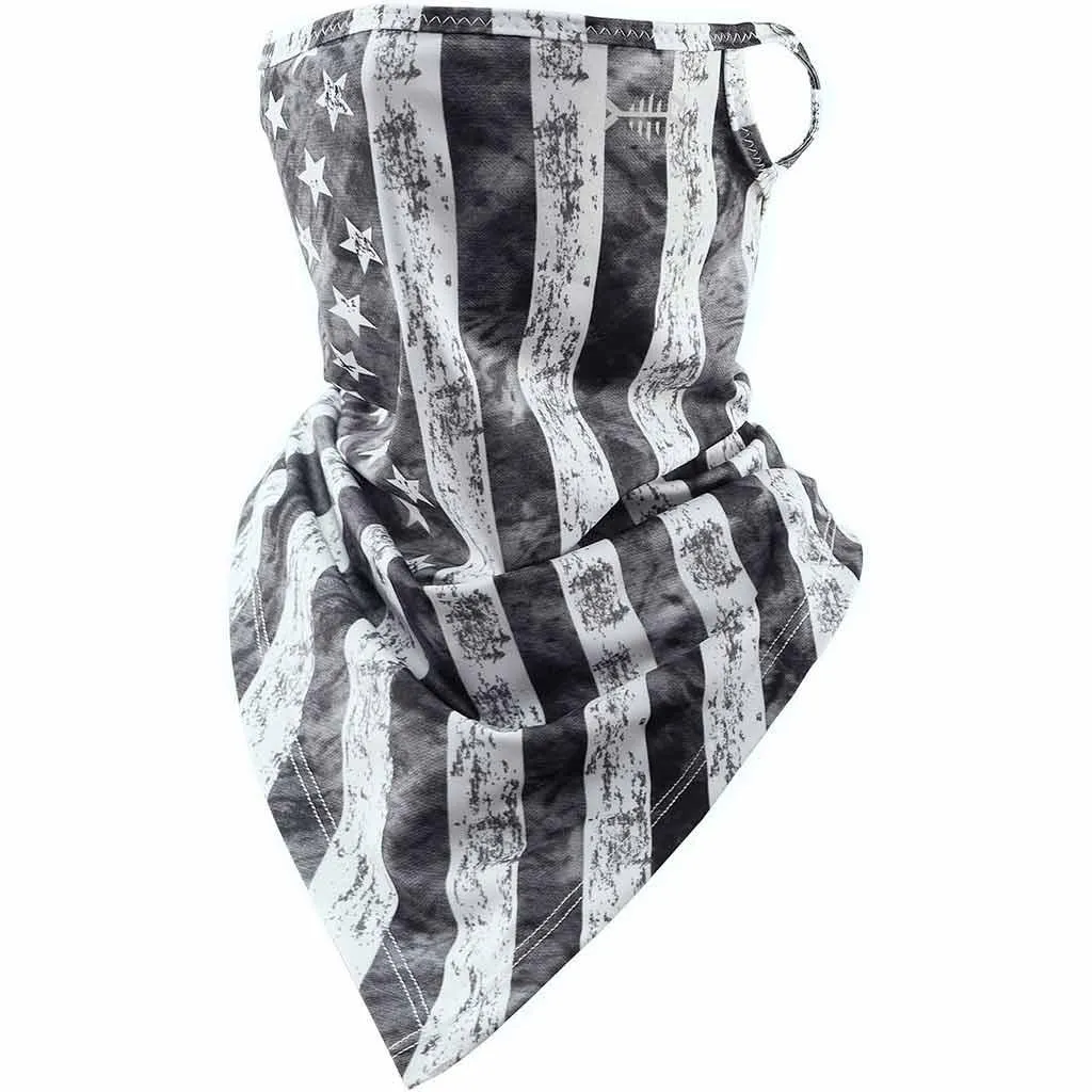 UPF 50  UV Protection Earloop Neck Gaiter Windproof Bandanas