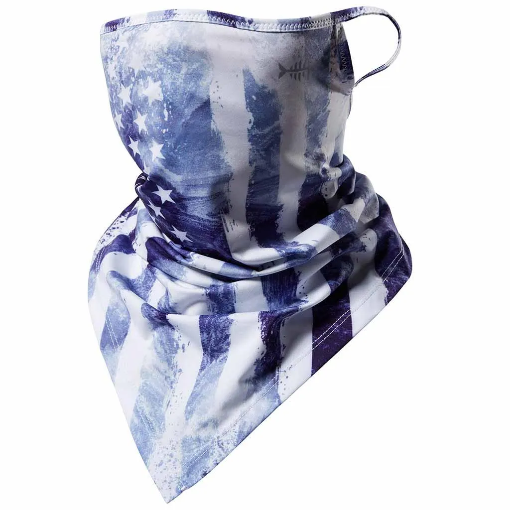 UPF 50  UV Protection Earloop Neck Gaiter Windproof Bandanas