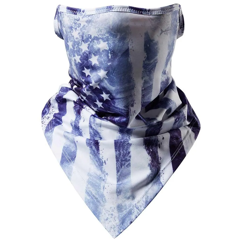 UPF 50  UV Protection Earloop Neck Gaiter Windproof Bandanas