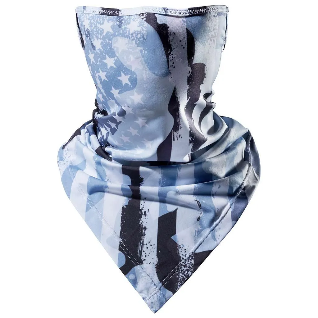 UPF 50  UV Protection Earloop Neck Gaiter Windproof Bandanas