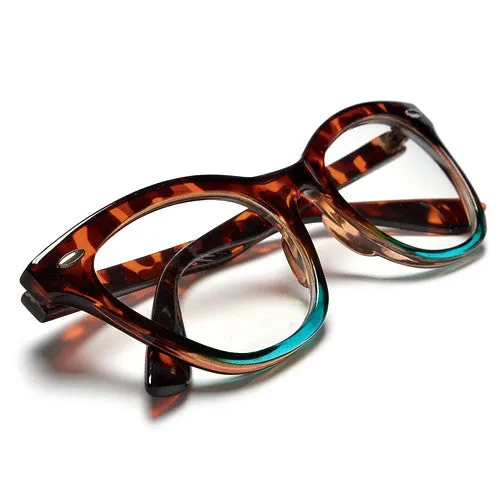 Vintage Inspired Cat Eye Silhouette Chic Trendy BLUE LIGHT Eyewear