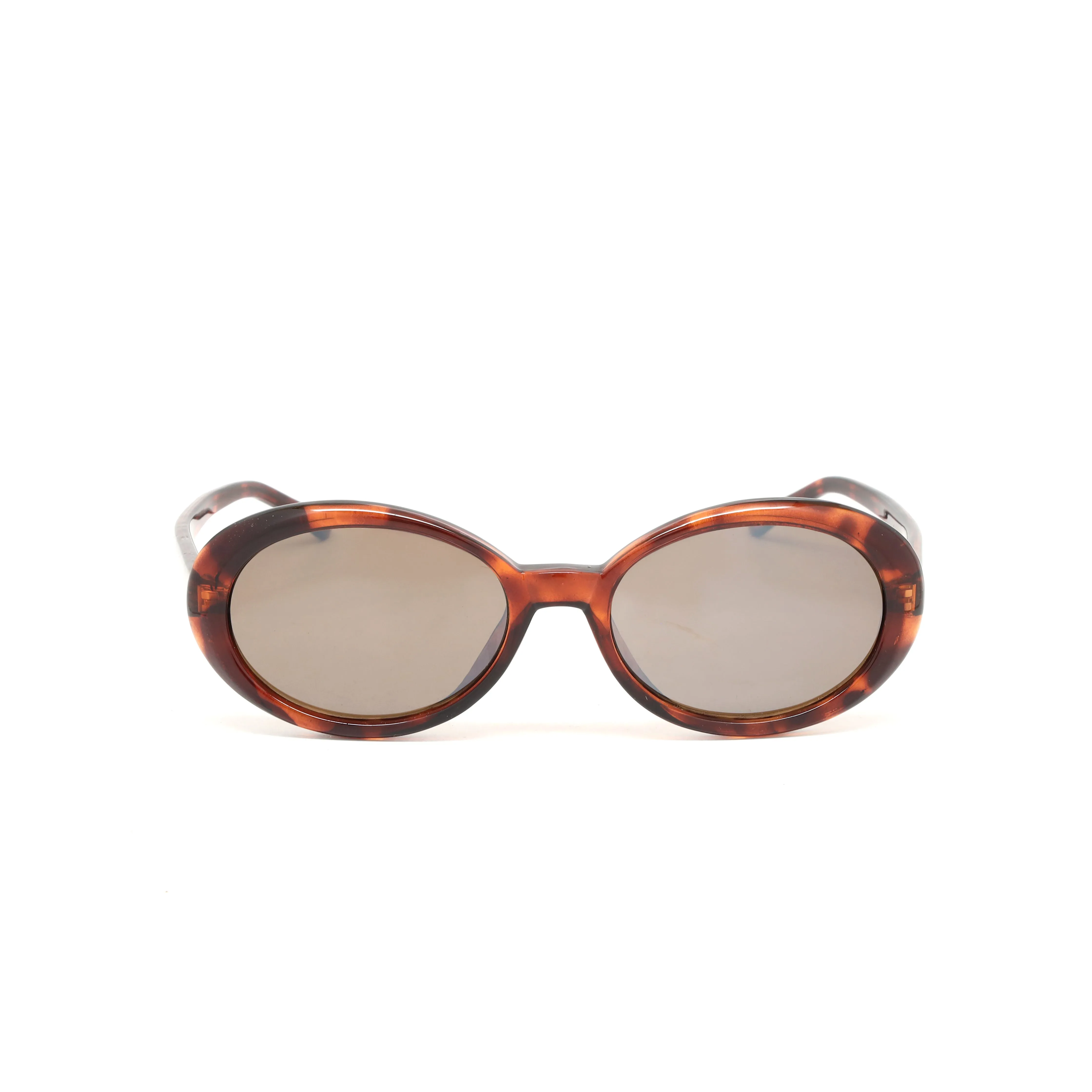 Vintage Standard Size 90s Mod Original Hermosa Oval Sunglasses - Tortoise Brown