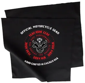 White & Red Skull Bandana