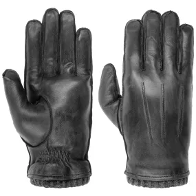 Wilson Knit Edge Leather Gloves by Pearlwood